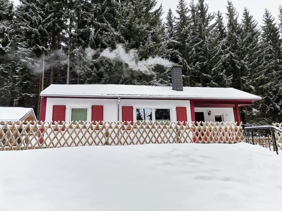 Erzgebirgsidyll Breitenbrunn - Waldhaus Neuer Anbau Екстер'єр фото