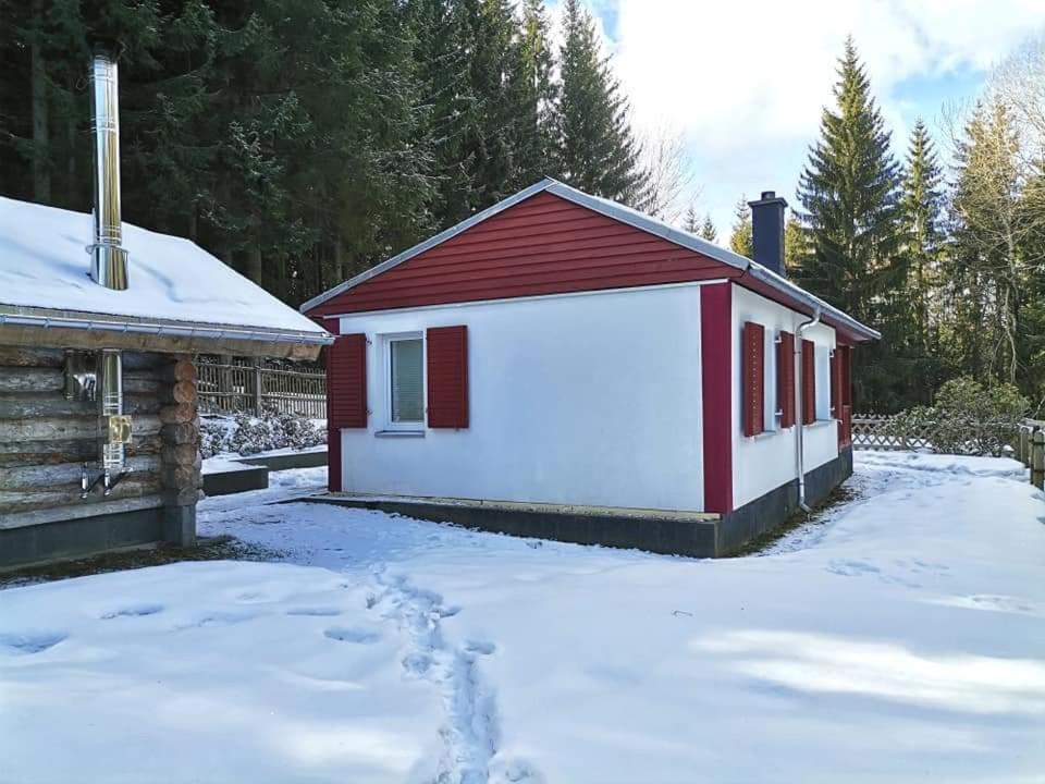 Erzgebirgsidyll Breitenbrunn - Waldhaus Neuer Anbau Екстер'єр фото